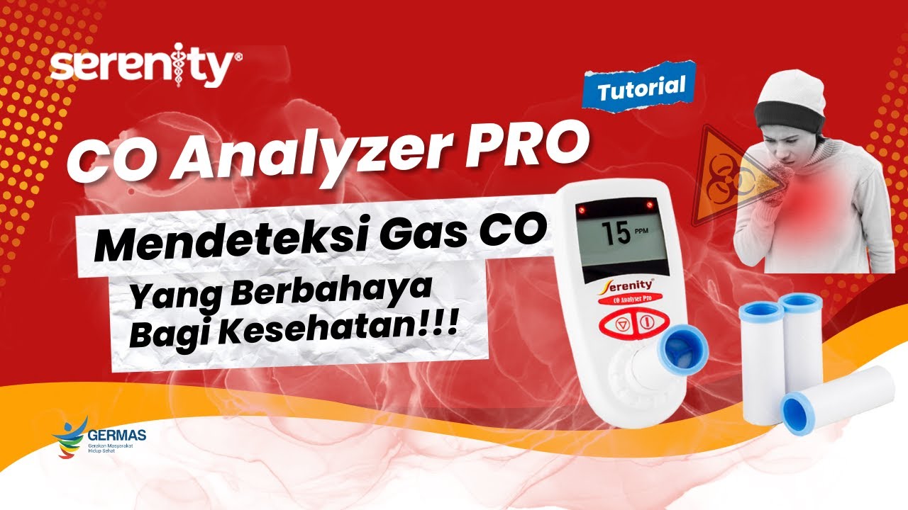 Berantas Bahaya racun dari gas karbon monoksida (CO) dengan Serenity CO Analyser Pro