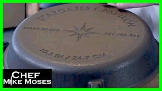 Review of Stargazer and Fried Egg Breakfast - how to use a quality Cast Iron Frying Pan
