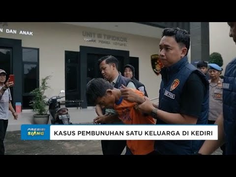POLRES KEDIRI UNGKAP KASUS PEMBUNUHAN SATU KELUARGA