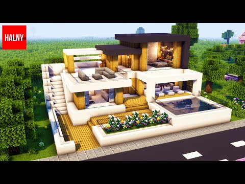Minecraft modern house 1.20.1 tutorial