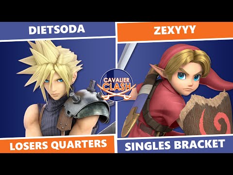 Cavalier Clash #2: Losers Quarters - Dietsoda (Cloud) Vs Zexyyy (Young Link) SSBU Singles