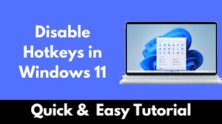 How to Disable Hotkeys in Windows 11 (Updated) | Dell, HP, Lenovo, Acer, Asus and Others