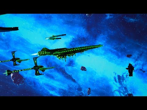 Necrons vs Space Marines! - 1v1 Multiplayer Gameplay, Battlefleet Gothic Armada 2