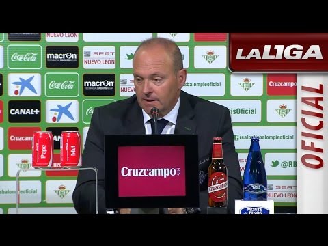 Rueda de Prensa de Mel tras el Real Betis (1-2) Elche CF - HD
