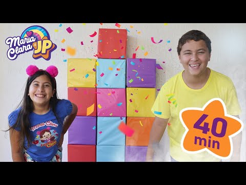 40min de Desafios Divertidos com Maria Clara e JP