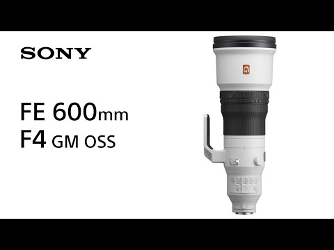 Sony FE 600mm f/4.0 GM OSS Super Telephoto Prime G-Master Lens