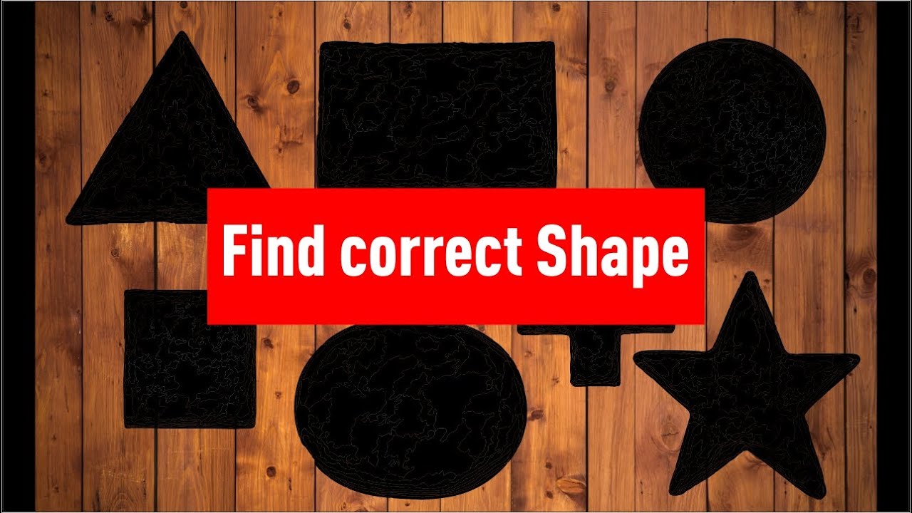 Shapes Puzzle | Find correct Shape | Match the perfect Shape