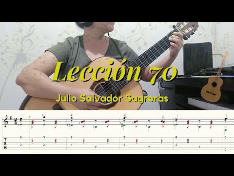 Lección 70 - Julio S.  Sagreras (tutorial + tabs)