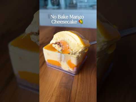 No Bake Mango Cheesecake