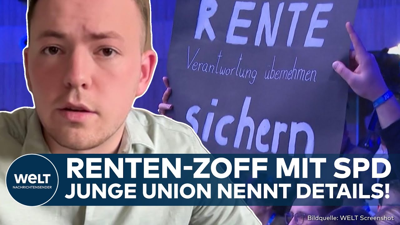 RENTEN-REFORM: Eskalation? Streit mit SPD spitzt sich zu! Junge Union äußert sich zur Lage