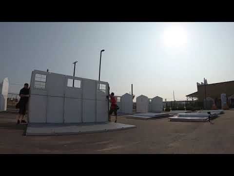 Pallet Shelter Community Build Timelapse at Poverello House