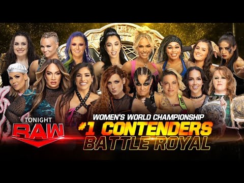 FULL MATCH: Women's World Championship #1 Contenders Battle Royal (1/2) | WWE RAW 11/06/23