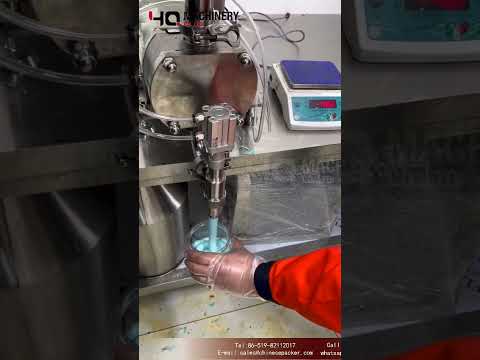 semi automatic thick liquid filling machine|YQ machinery rotary pump sauce filler