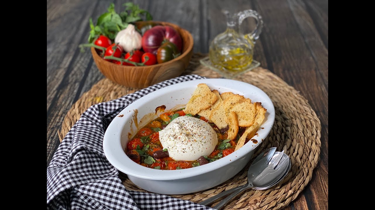 Receta de Burrata con Tomates Asados l elblogdeceleste