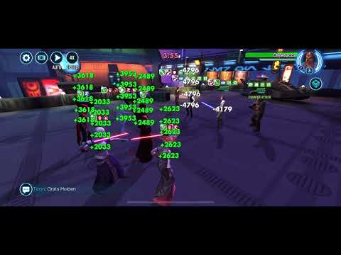 Swgoh NS/merrin no Omicron /datacron vs cls in GAC