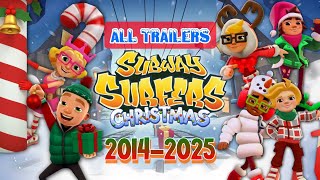 ☃️ Subway Surfers All Trailers Christmas Destinations (2014-2025) 🎄🌨️🌟