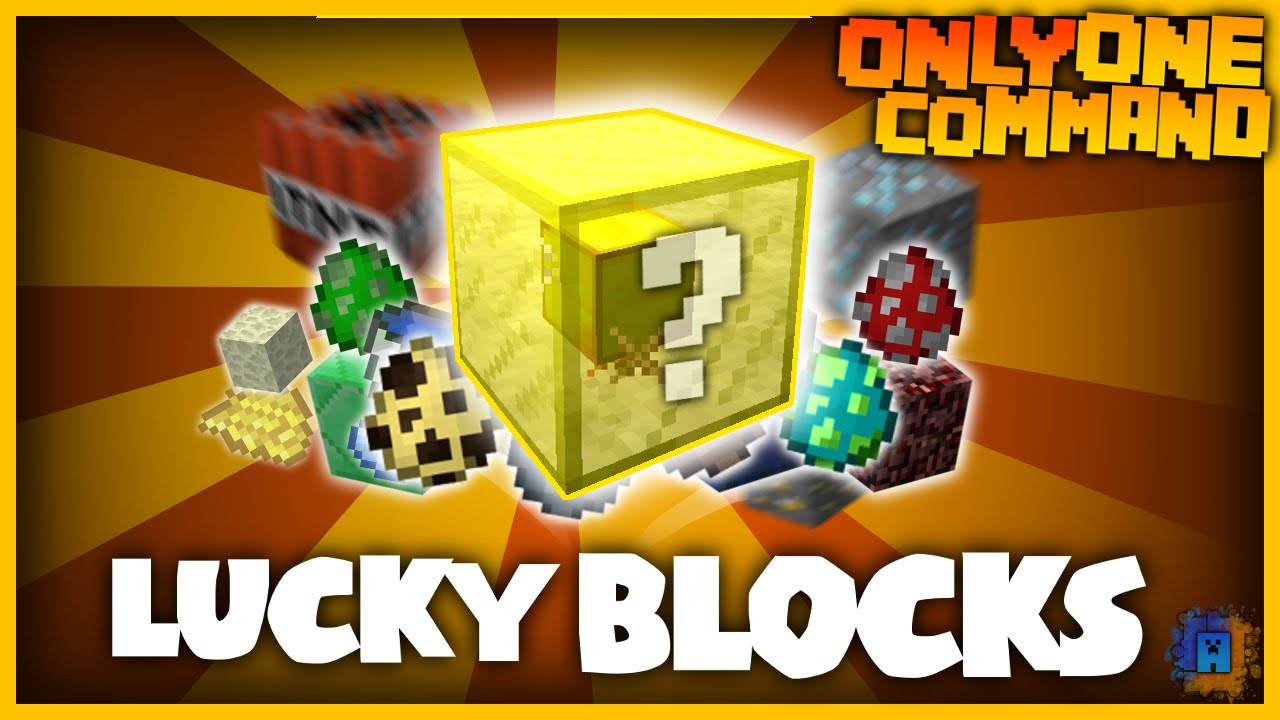 Lucky blocks - Minecraft Data Pack