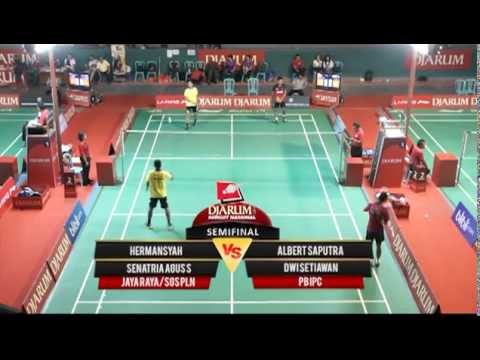 Hermansyah / Senatria Agus S.(JAYA RAYA/SGS PLN) VS Albert Saputra / Dwi Setiawan (PB IPC)