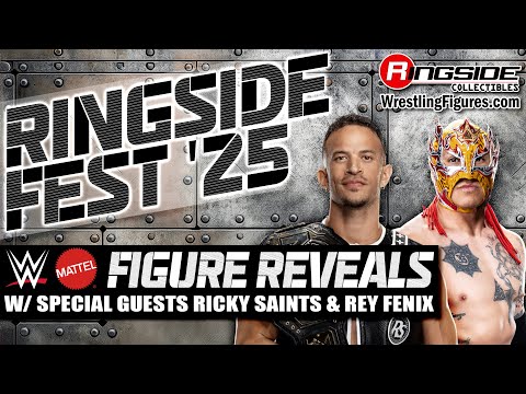 Ringside Fest 2025: ALL NEW Mattel WWE Figure Reveals w/ Ricky Saints & Rey Fenix! WRESTLING FIGURES