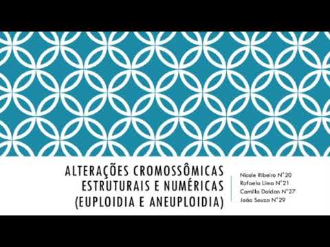 Alterações cromossômicas estruturais e numéricas (aneuploidia e euploidia)