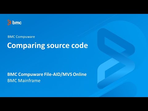 BMC Compuware File-AID/MVS Online - Comparing source code