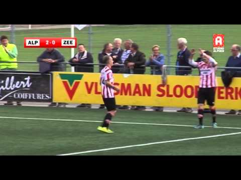 Doelpunten Alphense Boys-Zeeburgia (20 september 2015)