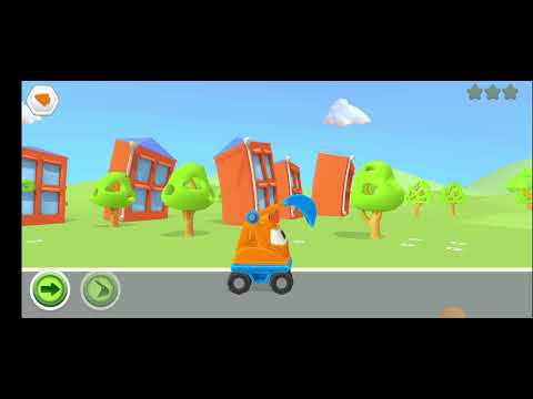 Police car,  Excavator, Construction Vehicles catch thief - Toy for kids