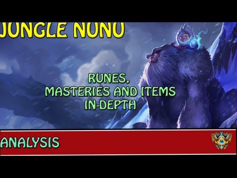 ✔ Challenger In-Depth Analysis : Jungle Nunu  ! ~ League of Legends ~ Season 3
