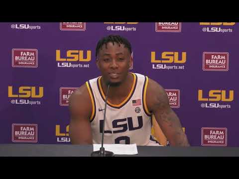 LSU guard Trae Hannibal Auburn postgame interview