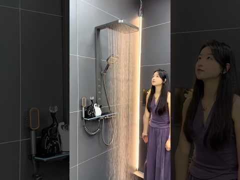 Cozy bathroom shower wall mount design #shortsvideo #shortfeed #youtubeshorts #homedecor #shorts