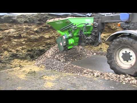 Fodder / Sugar Beet fine chopping, TMR Ration for Dairy Cows in Denmark