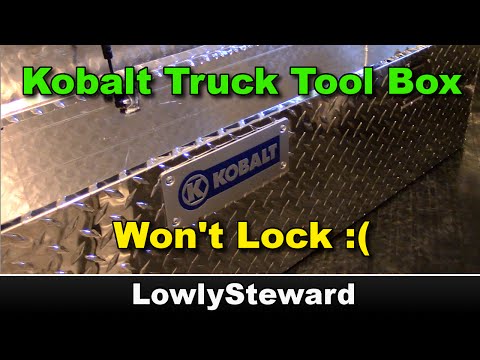 Kobalt Truck Tool Box Doesn't Lock - Quick Fix!