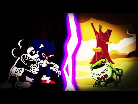 Sonic exe And Suicide Mouse Vs ALT Fliqpy (You Can`t Run X Really Happy X Extinction) FNF Video