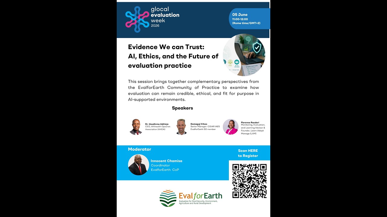 Evidence We can Trust: AI, Ethics, and the Future of evaluation practice