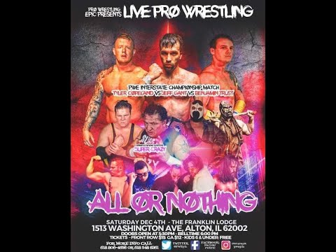 PWE - All or Nothing - Zulu vs. Pisto Balderas - December 4th, 2021 (Full Match)