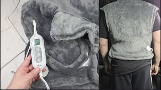 Stop Back, Neck and Shoulder Pain Fast: Weighted Heating Pad Full Review