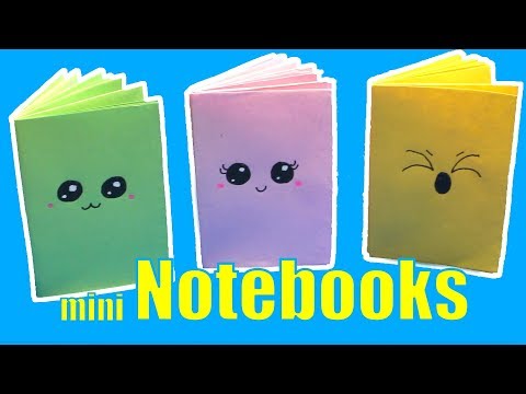 DIY Mini Notebook - Kawaii Mini Notebook No Glue Method