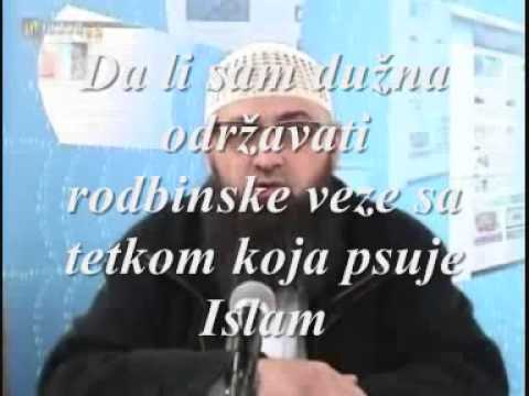 Dr  Safet Kuduzović   Da li sam dužna održavati rodbinske veze sa tetkom koja psuje Islam