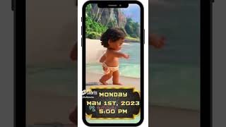Moana Birthday Invitation | Moana Invitation | Digital Invitation - Fluffy Invite