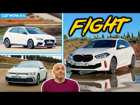NUEVO BMW 128 TI vs GOLF GTI vs HYUNDAI i30N: ¿CUÁL ES MEJOR?