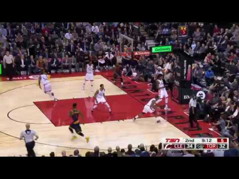Lucas Nogueira Blocks Kyrie Irving Cavaliers vs Raptors December 5 2016 2016 17 NBA Season