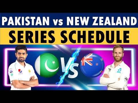 Pakistan vs New Zealand Series Schedule 2022: Test and ODI Series Schedule and Fixtures.
