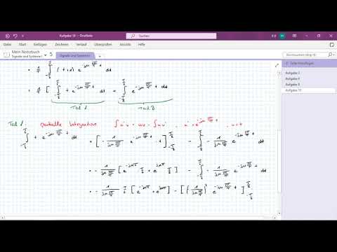 Übung "Signale und Systeme - Teil 1", Aufgabe 10