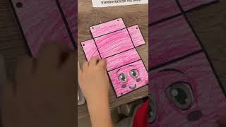 DIY 3D Rectangular Prism – Fun Geometry Craft! #easy #art #3d #maths #rectangular #prisma3d