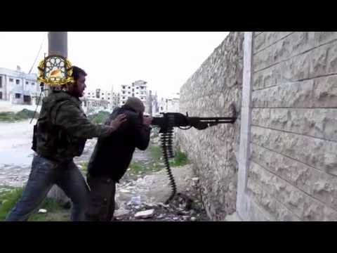 استهداف حاجز الشنيرة برشاش دوشكا من قبل لواء عباد الرحمن في محافظة إدلب