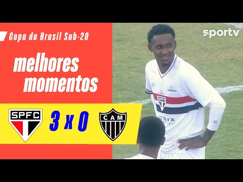 Gols e lances de São Paulo x Atlético Mineiro