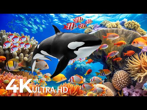 Amazing 4K Ocean Adventure 🐳 Dive Deep and Marvel at Sea Animal in The Best 4K ULTRA HD Aquarium #65
