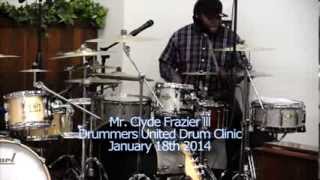Mr  Clyde Frazier's Performance At The Drummers United Drum Clinic Jan 18th 2014