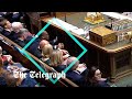 Moment Liz Truss and MPs find out about Queen's health in Commons