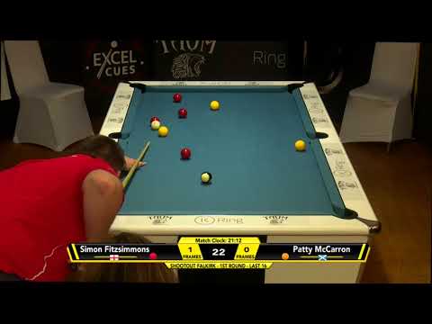 Simon Fitzsimmons v Patty McCarron Taom Shootout Round 1 Falkirk